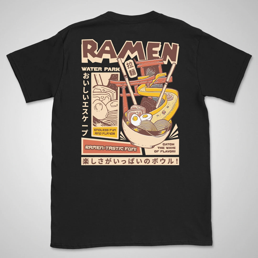 Ramen Water Park | back print ❀ T-shirt