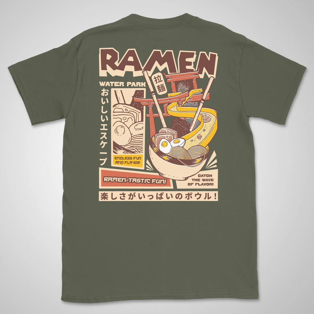 Ramen Water Park | back print ❀ T-shirt