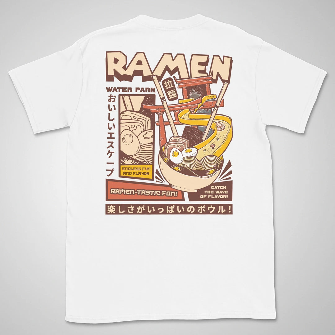 Ramen Water Park | back print ❀ T-shirt