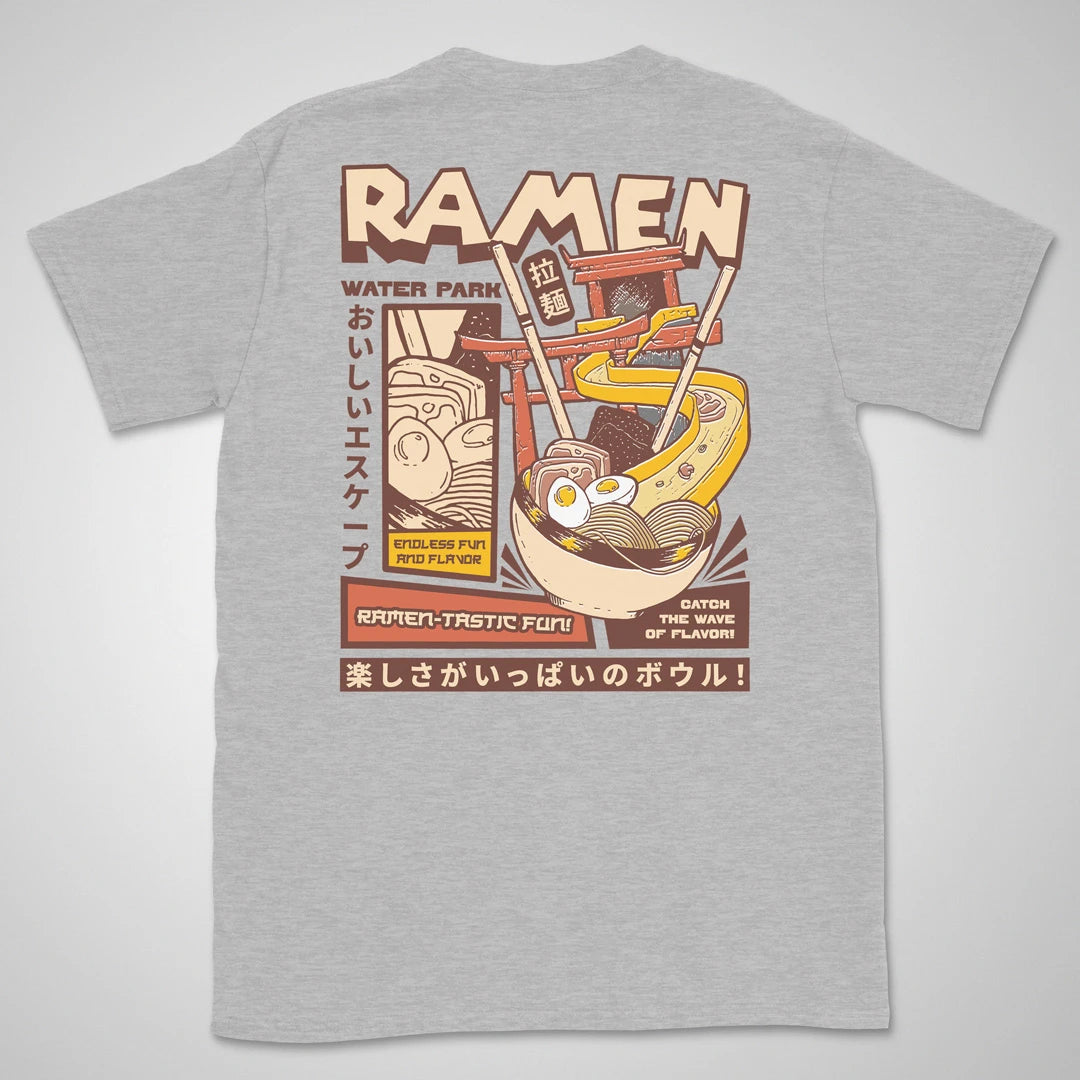 Ramen Water Park | back print ❀ T-shirt