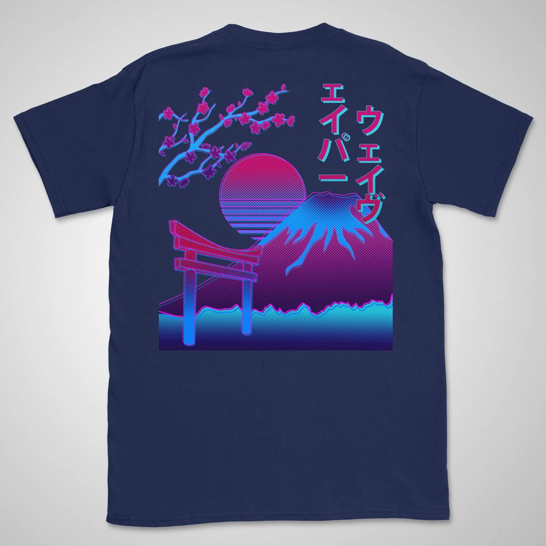 Mt. Vapor-Fuji Gen1 | back print ❀ T-shirt
