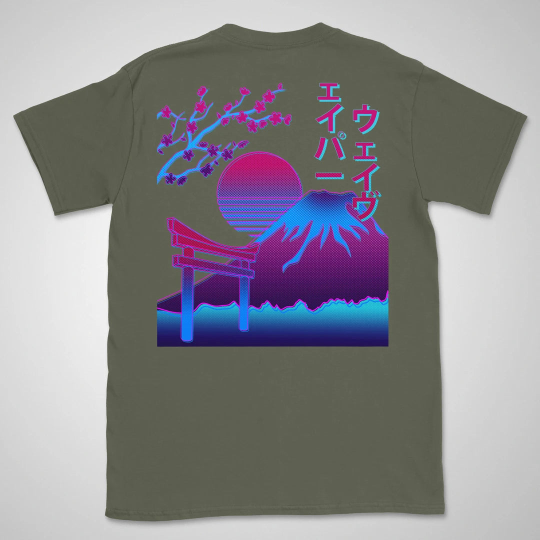 Mt. Vapor-Fuji Gen1 | back print ❀ T-shirt