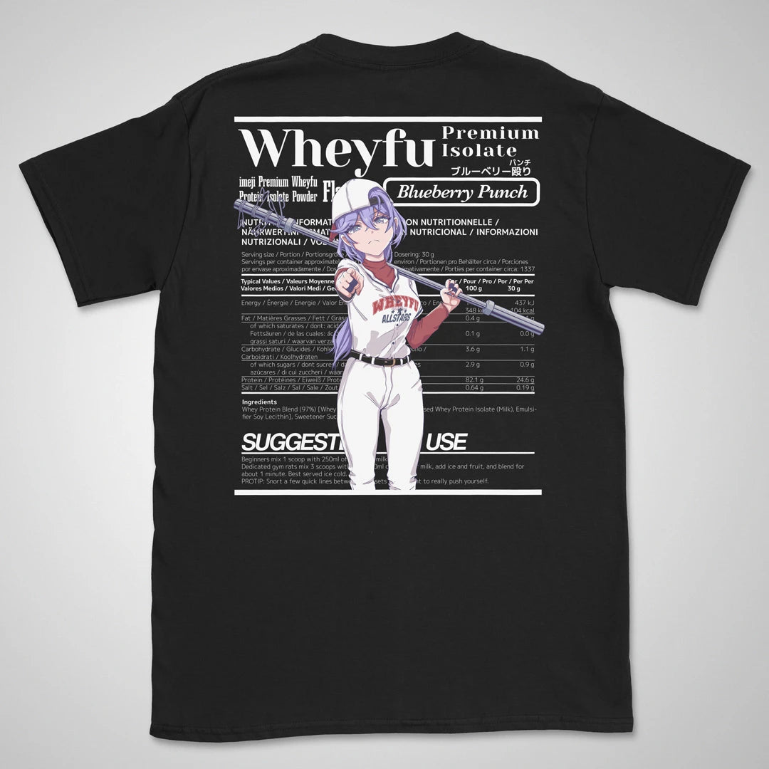 Wheyfu Blueberry Punch | back print ❀ T-shirt