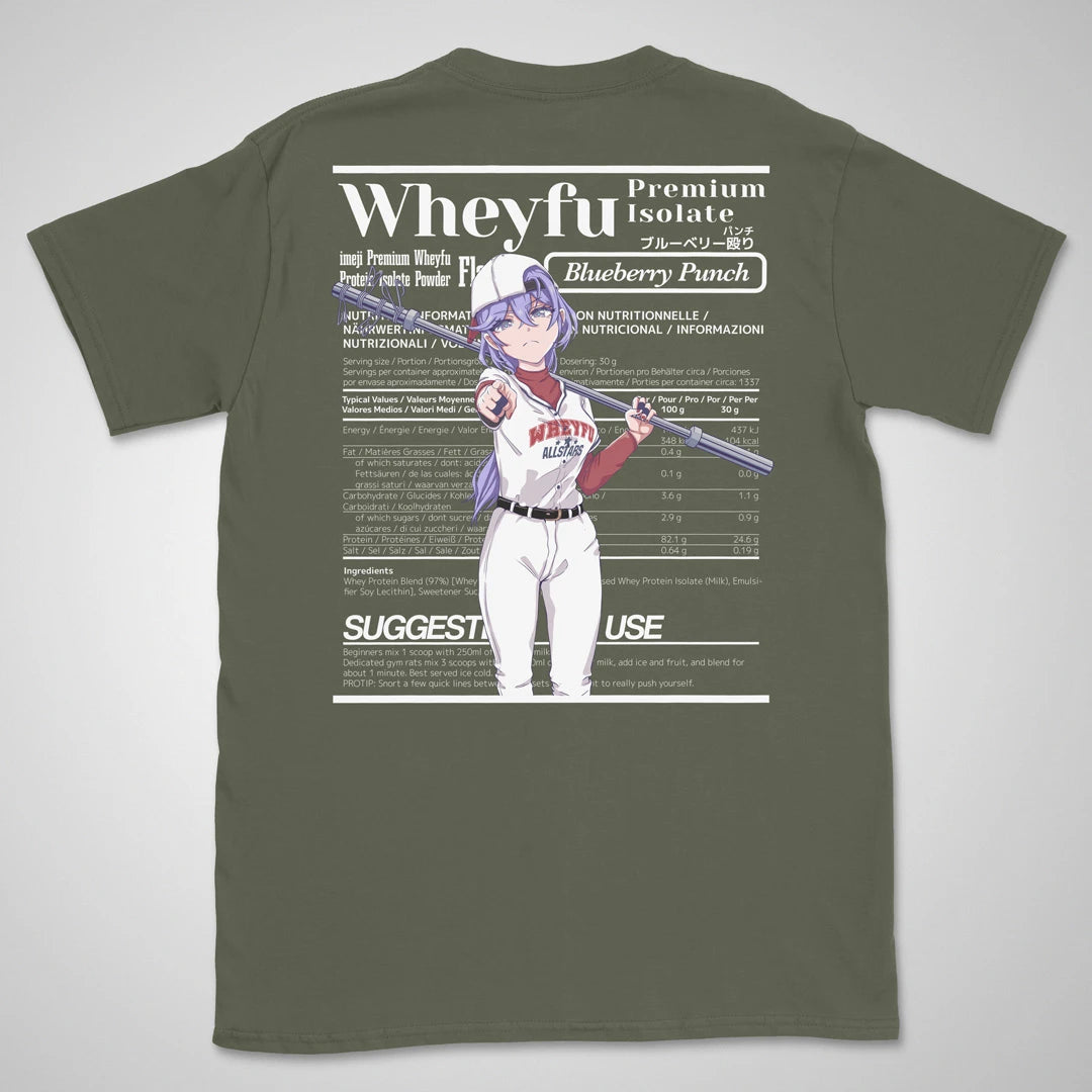 Wheyfu Blueberry Punch | back print ❀ T-shirt