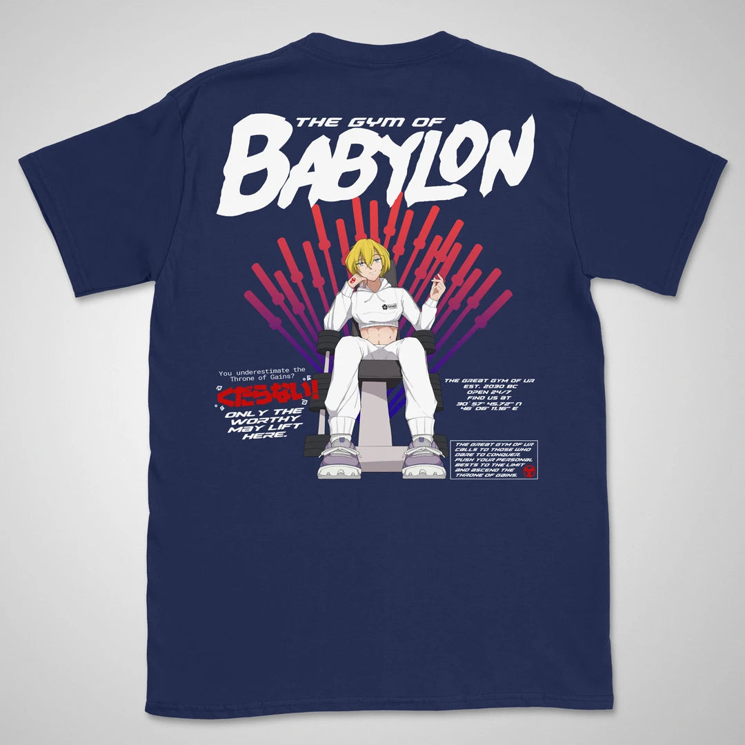 Ur Gym Throne Gen1 | back print ❀ T-shirt