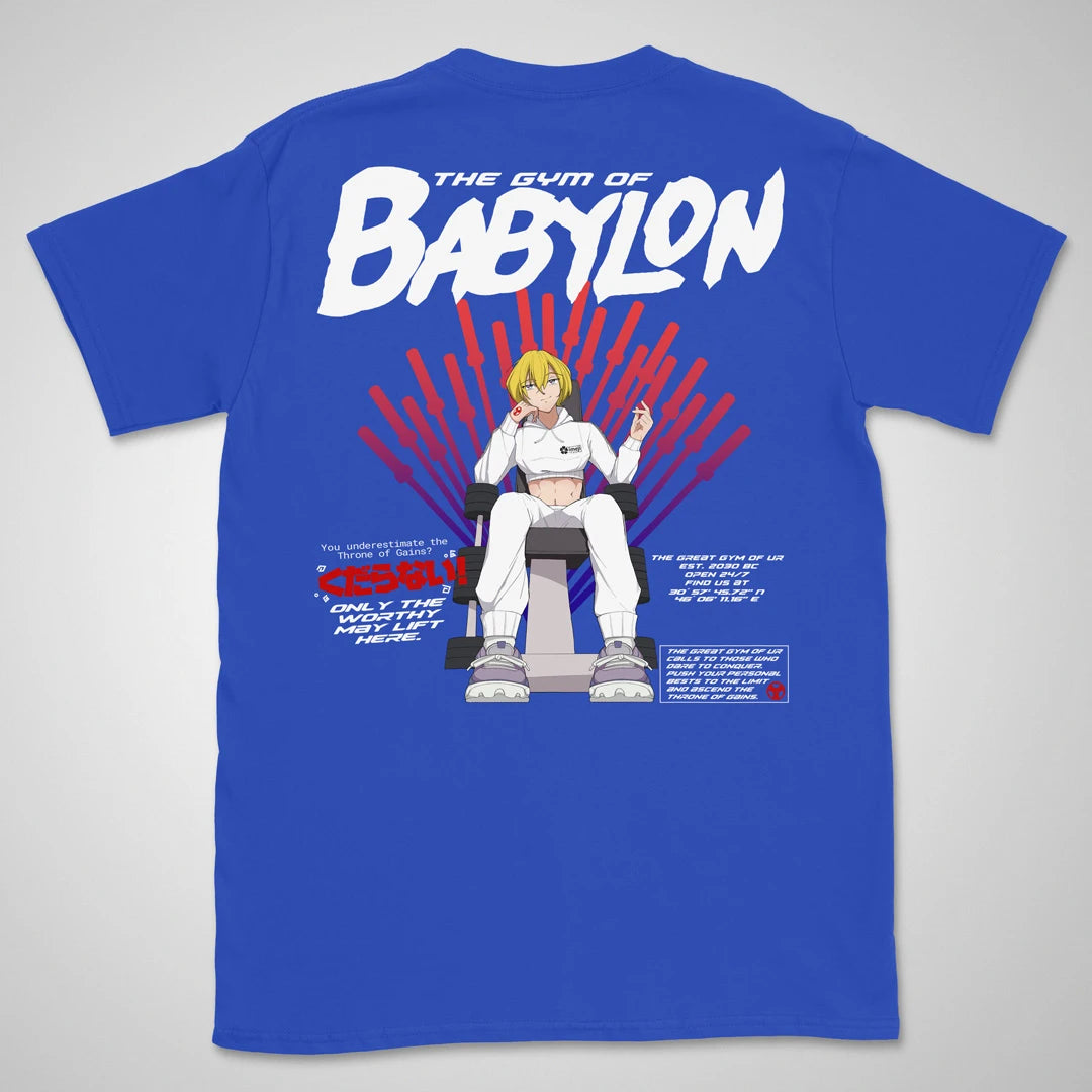 Ur Gym Throne Gen1 | back print ❀ T-shirt
