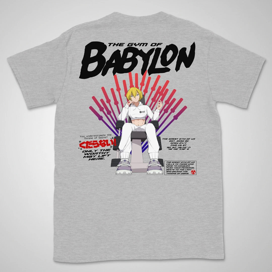 Ur Gym Throne Gen1 | back print ❀ T-shirt