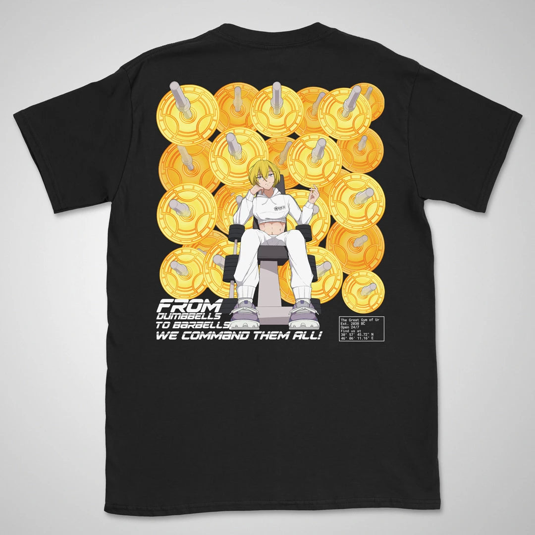 Ur Gym Noble Phantasm Gen2 | back print ❀ T-shirt