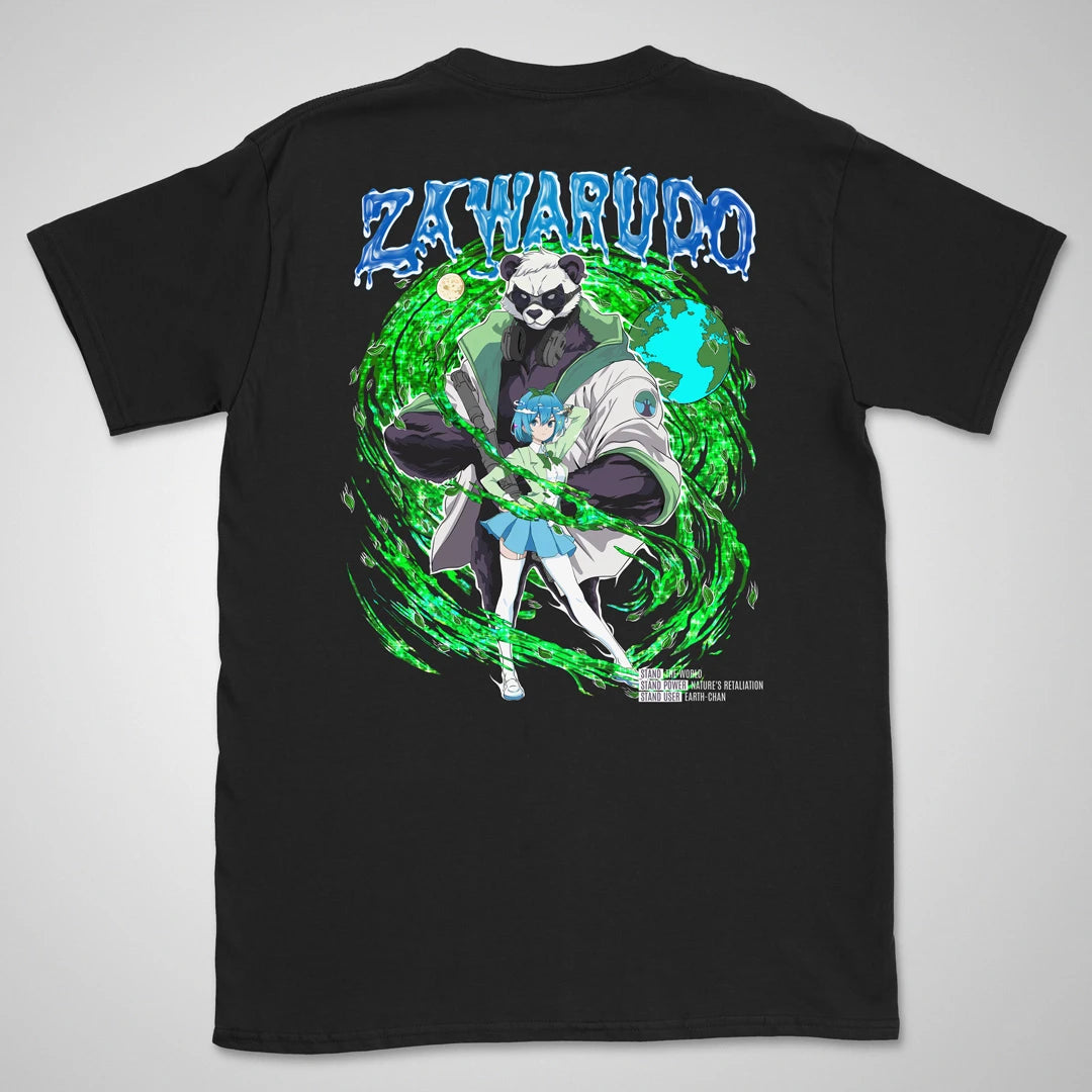 Earth-chan is a Stand User Gen2 | back print ❀ T-shirt