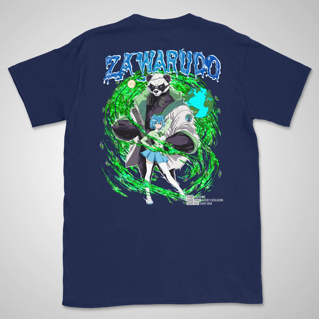 Earth-chan is a Stand User Gen2 | back print ❀ T-shirt