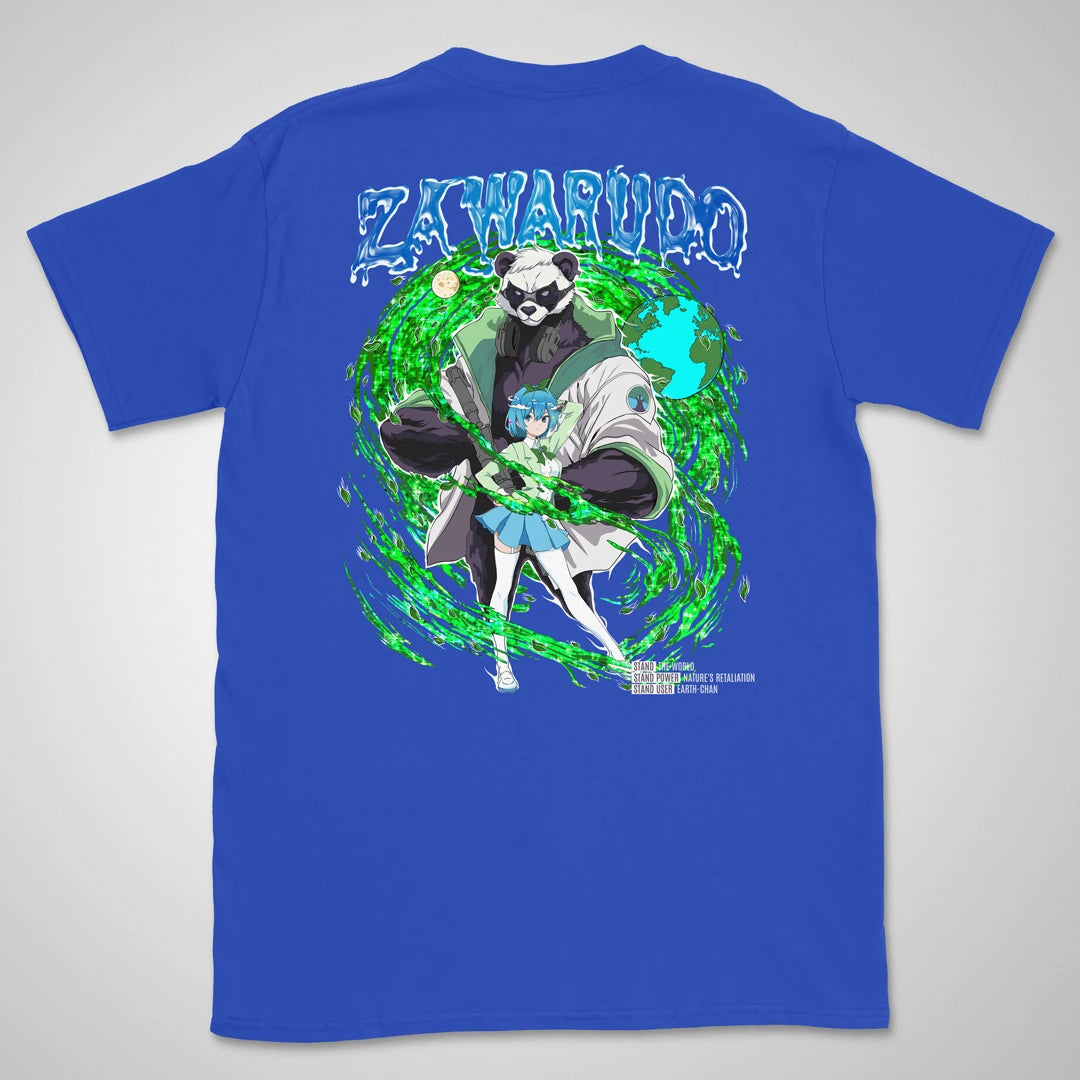 Earth-chan is a Stand User Gen2 | back print ❀ T-shirt