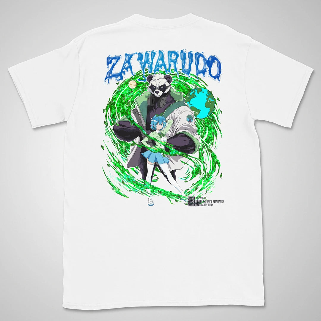 Earth-chan is a Stand User Gen2 | back print ❀ T-shirt