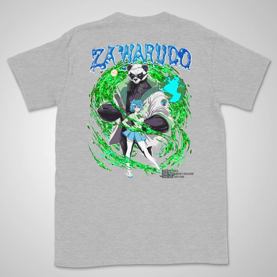 Earth-chan is a Stand User Gen2 | back print ❀ T-shirt