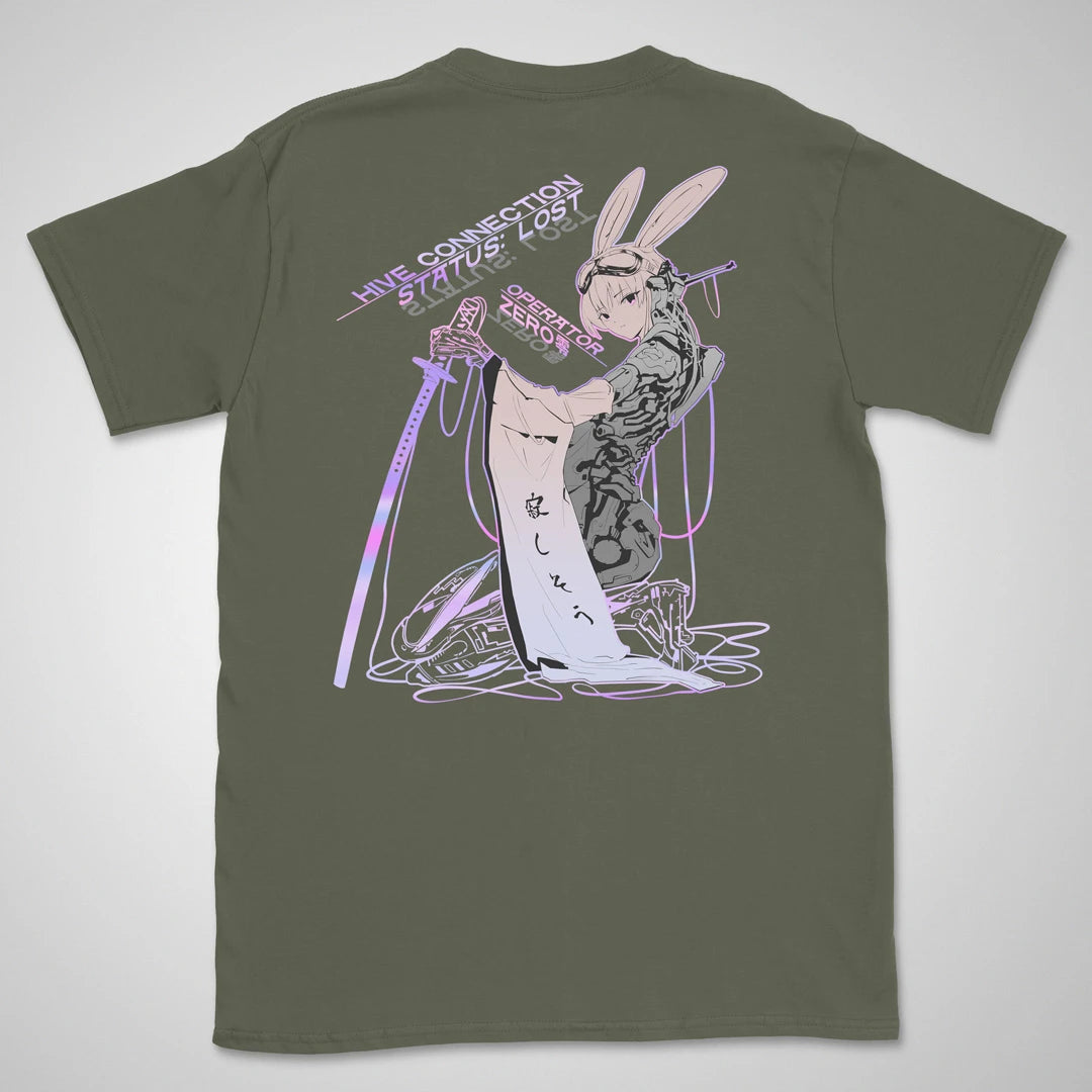 Operator Zero 零 Amethyst | back print ❀ T-shirt