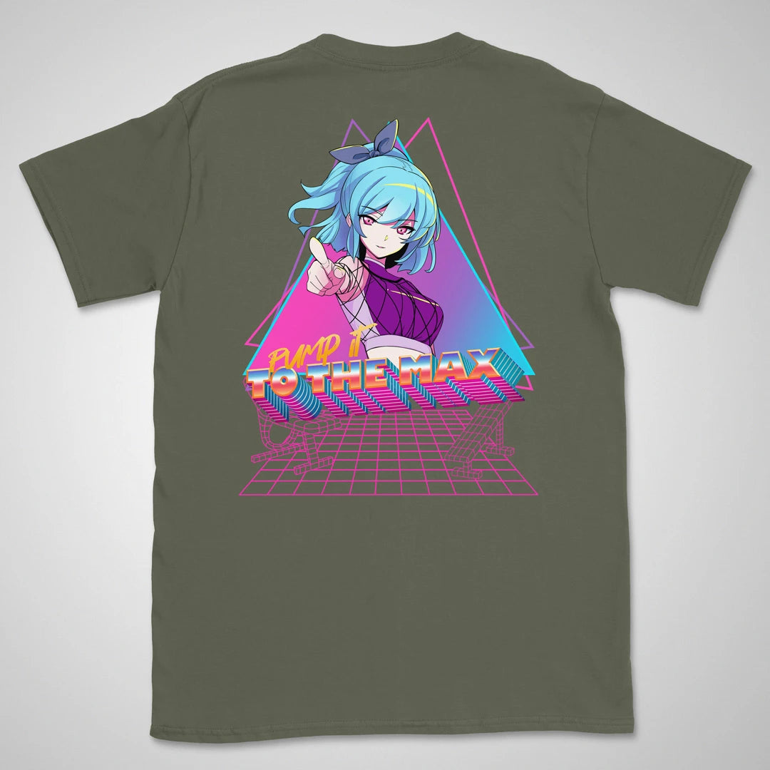 Pump It To The Max Gen2 | back print ❀ T-shirt