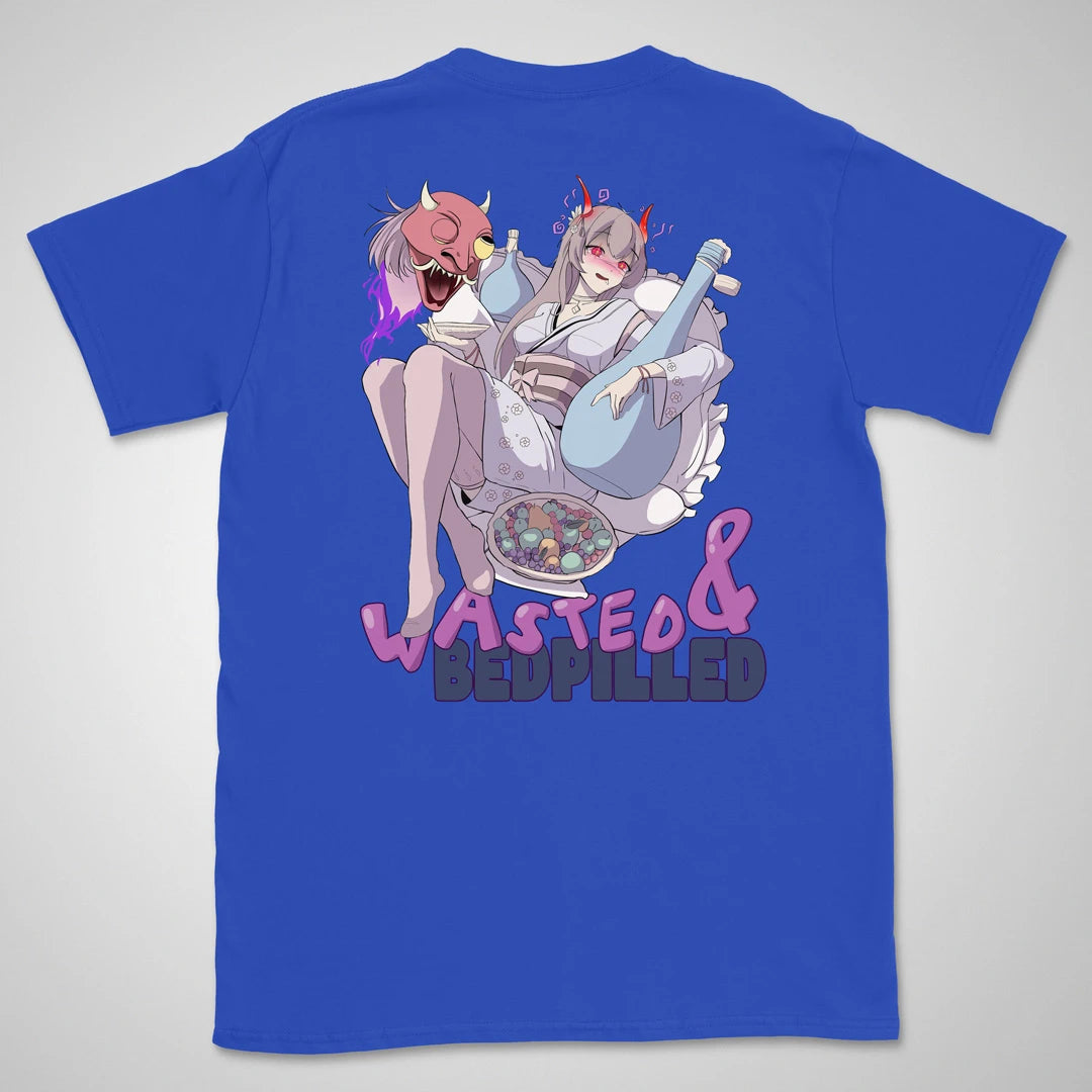 Wasted & Bedpilled Gen1 | back print ❀ T-shirt