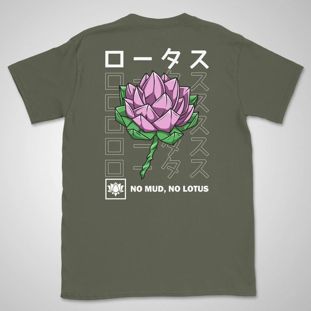 Nelumbo | back print ❀ T-shirt