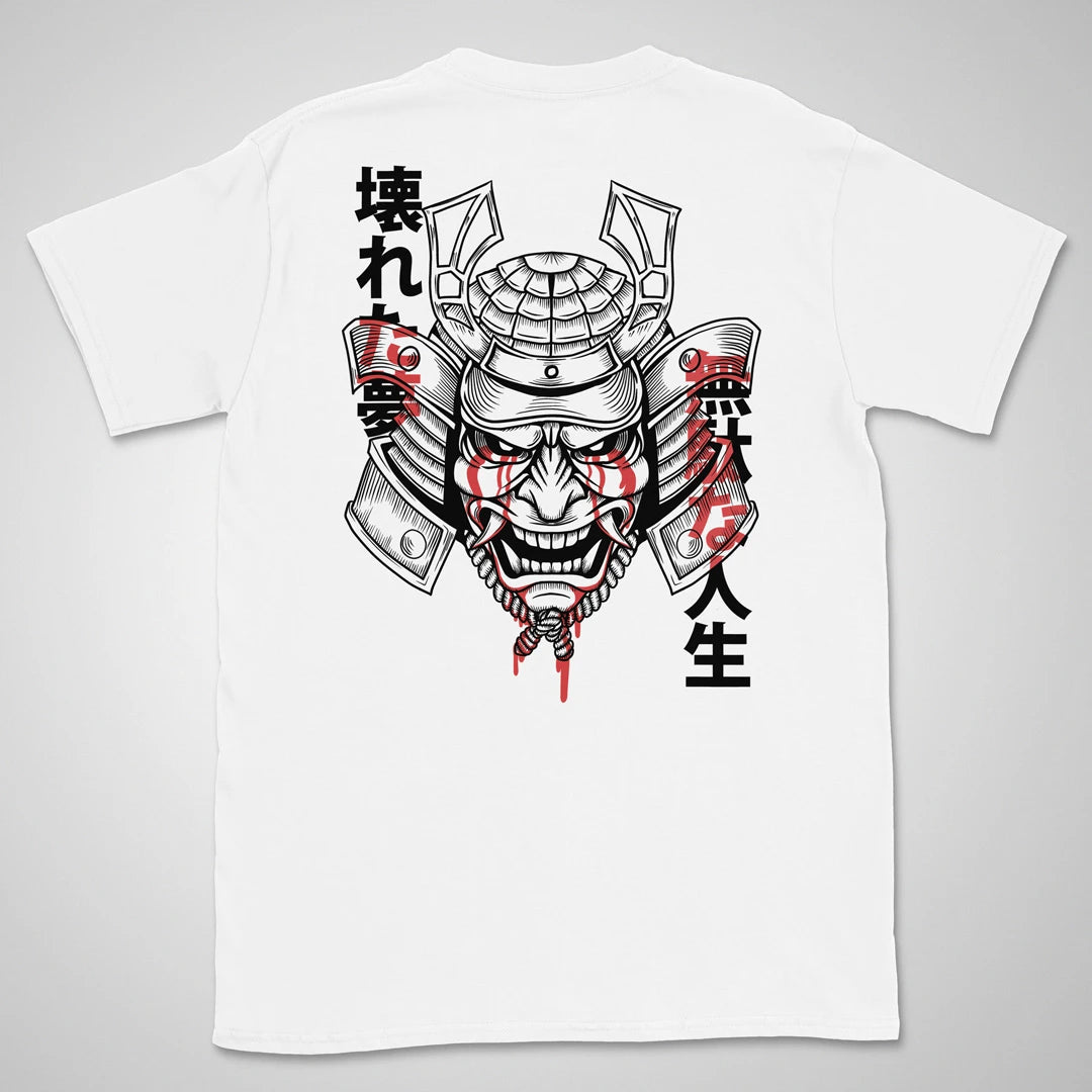 Broken Samurai | back print ❀ T-shirt