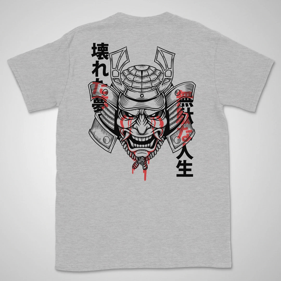 Broken Samurai | back print ❀ T-shirt