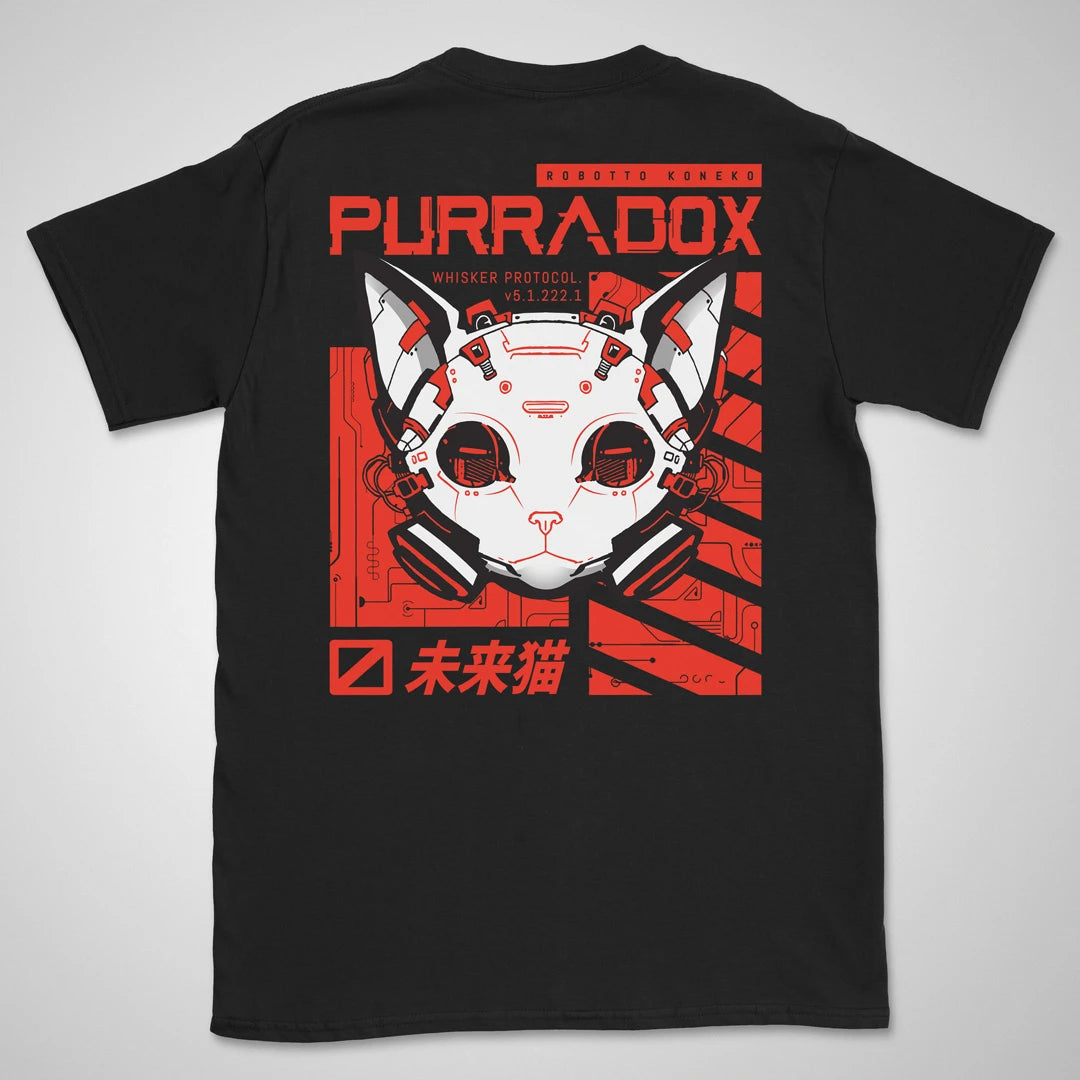 Purradox | back print ❀ T-shirt