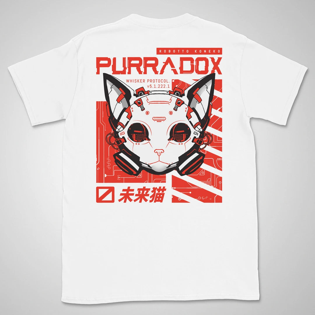 Purradox | back print ❀ T-shirt