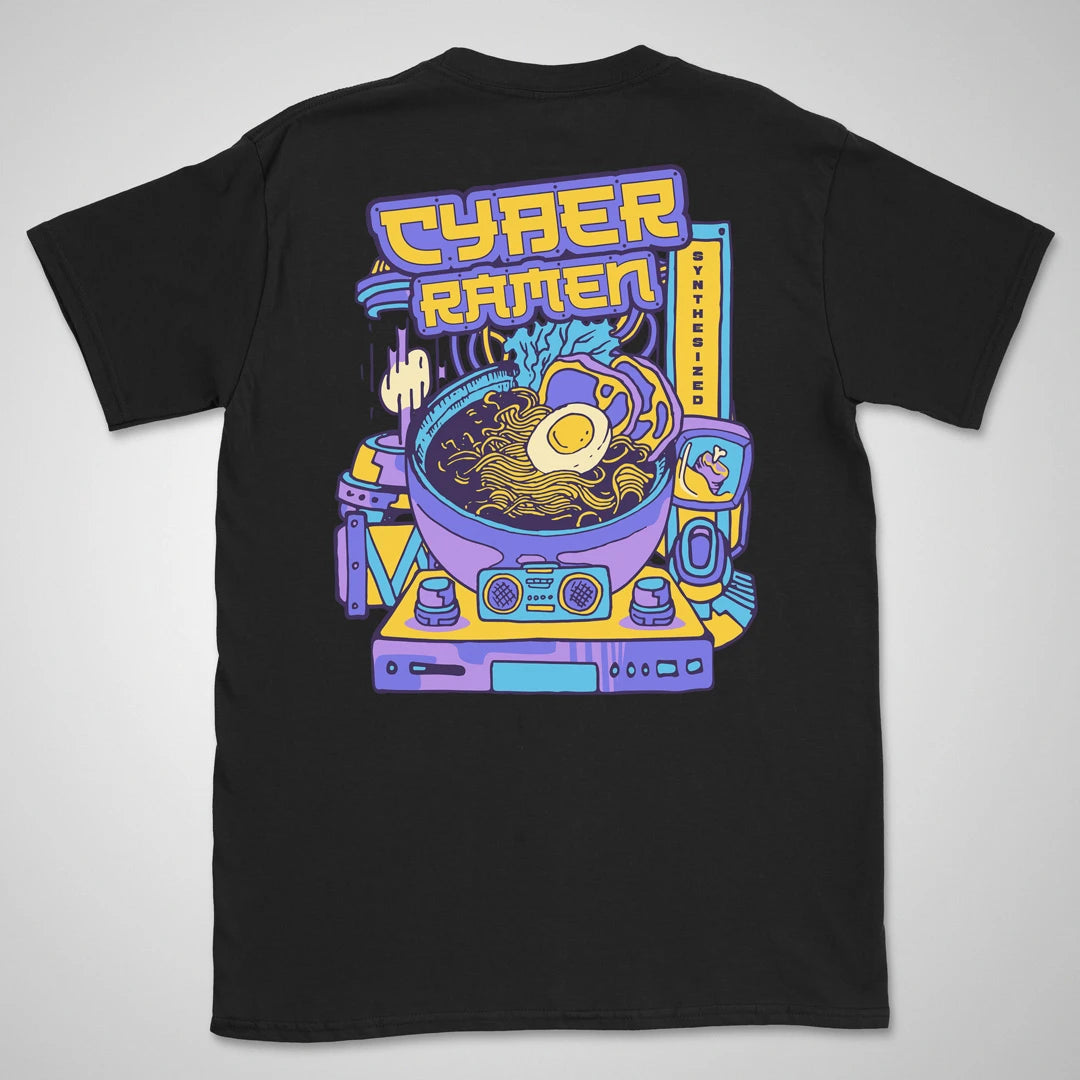 Cyber Ramen | back print ❀ T-shirt