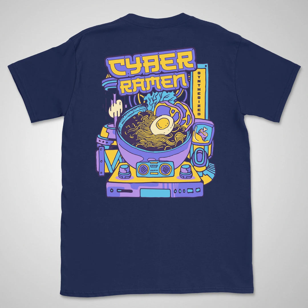Cyber Ramen | back print ❀ T-shirt