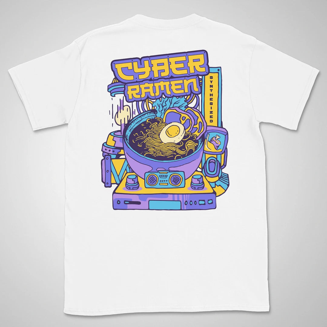 Cyber Ramen | back print ❀ T-shirt