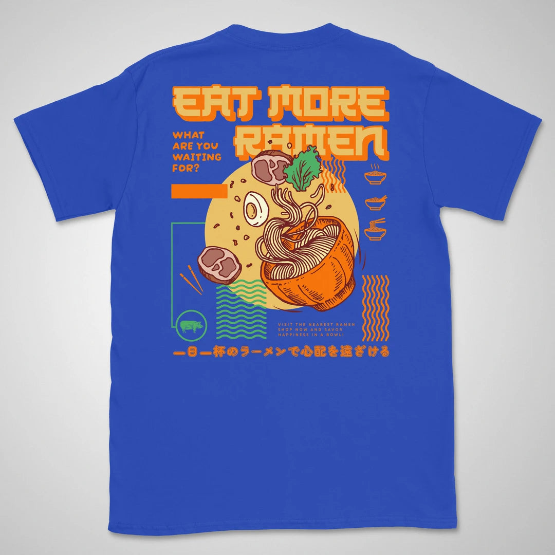Eat More Ramen Gen1 | back print ❀ T-shirt