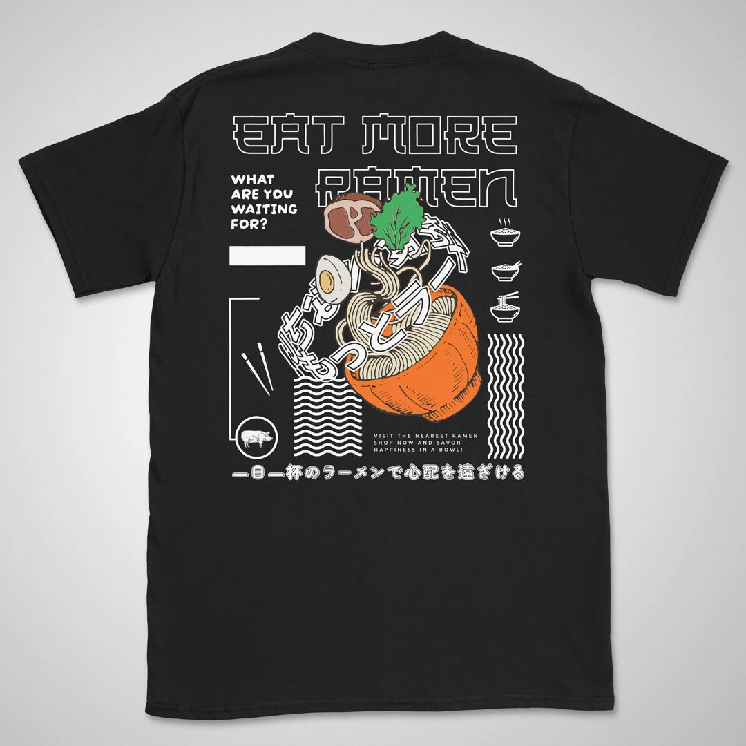 Eat More Ramen Gen2 | back print ❀ T-shirt