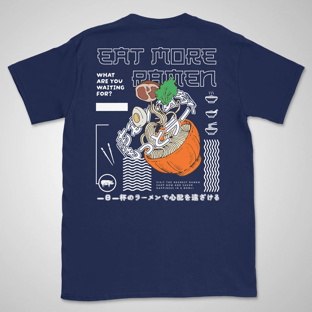 Eat More Ramen Gen2 | back print ❀ T-shirt