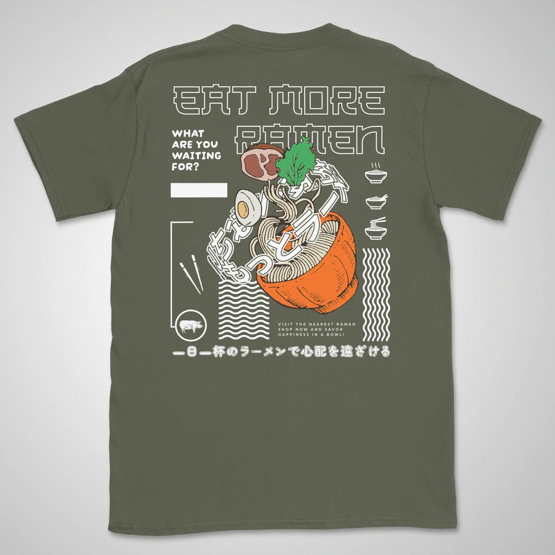 Eat More Ramen Gen2 | back print ❀ T-shirt