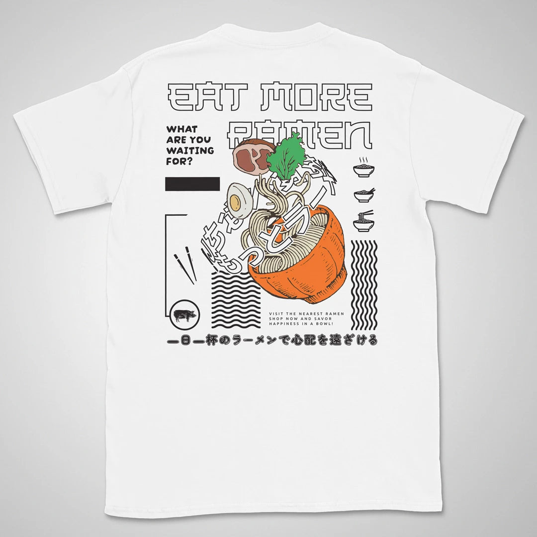 Eat More Ramen Gen2 | back print ❀ T-shirt