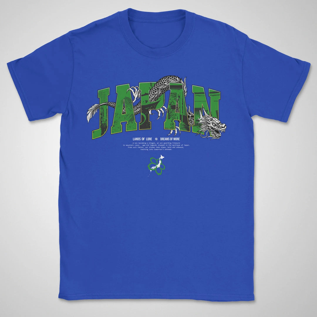Japan Lands Of Lore Green ❀ T-shirt
