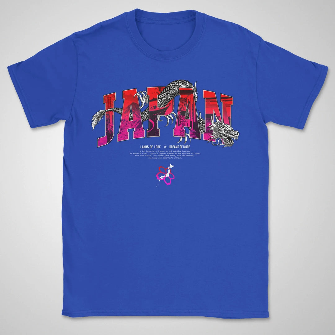Japan Lands Of Lore Red Grad ❀ T-shirt