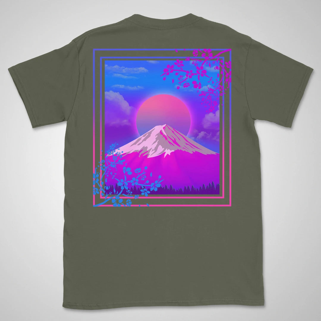 Mt. Vapor-Fuji Gen2 | back print ❀ T-shirt