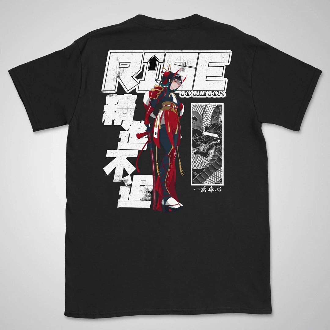 RISE TO THE TOP Gen1 | back print ❀ T-shirt