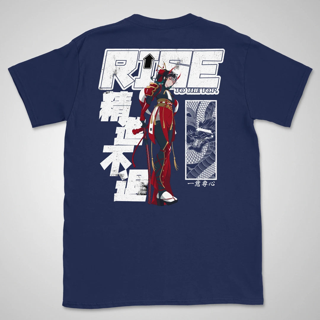 RISE TO THE TOP Gen1 | back print ❀ T-shirt