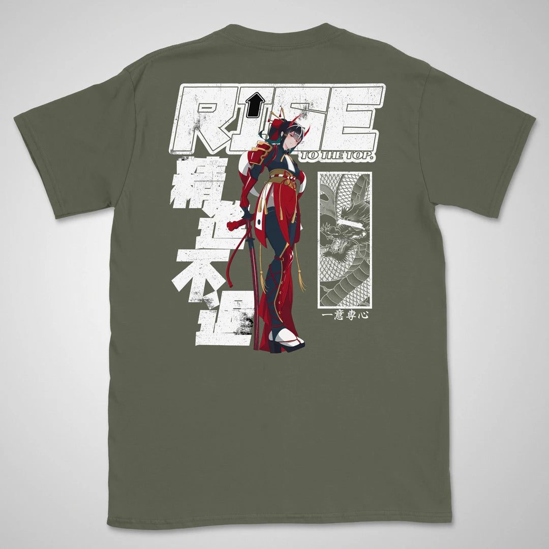 RISE TO THE TOP Gen1 | back print ❀ T-shirt