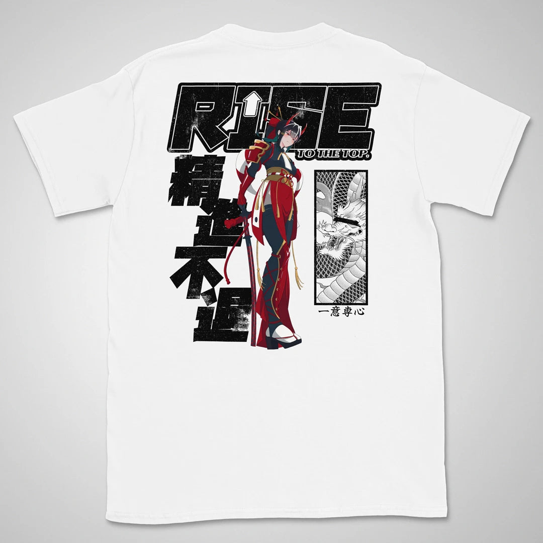 RISE TO THE TOP Gen1 | back print ❀ T-shirt