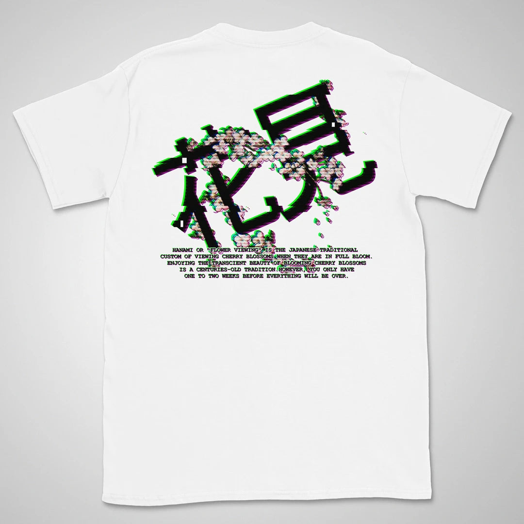 Sakura Glitch | back print ❀ T-shirt