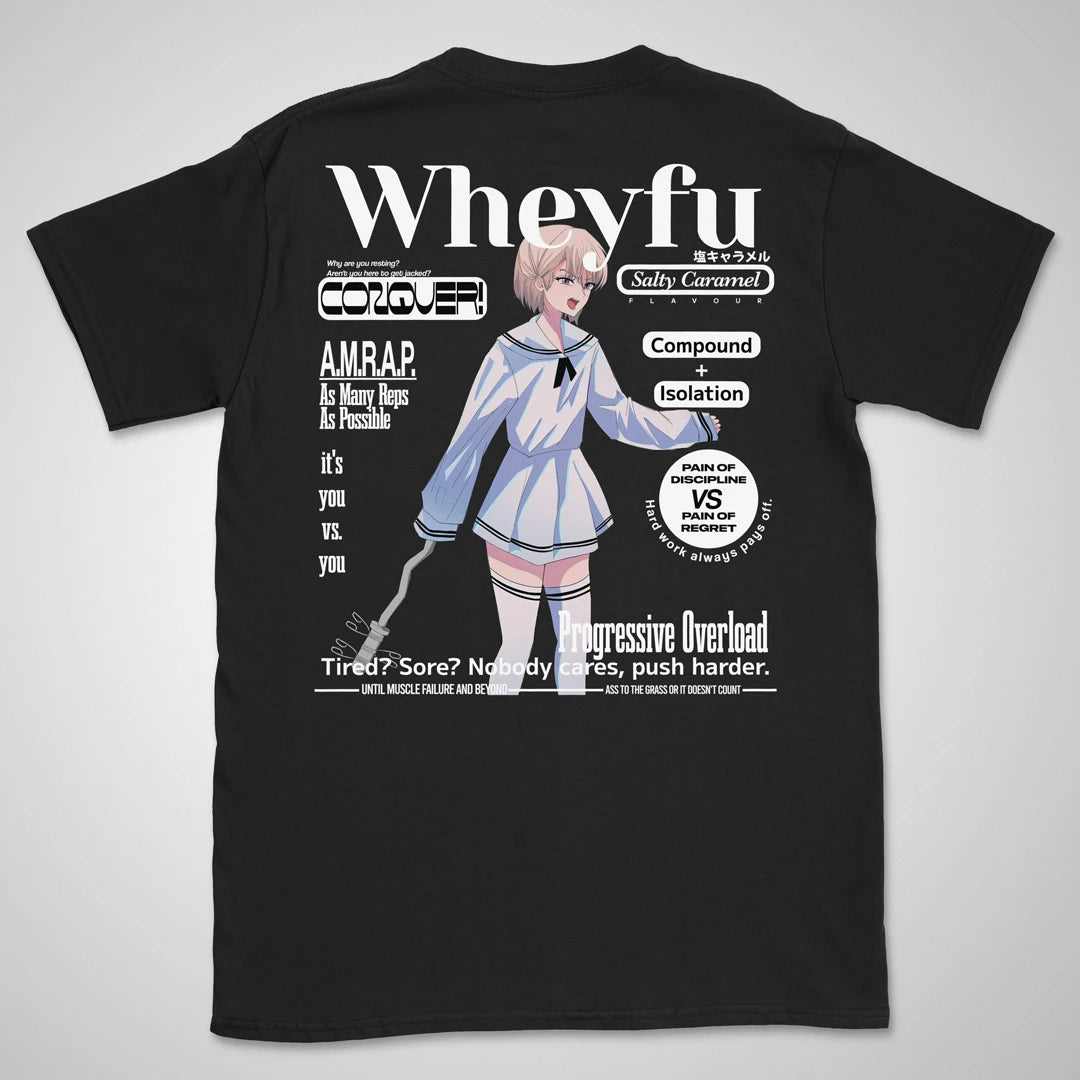 Wheyfu Salty Caramel Gen2 | back print ❀ T-shirt