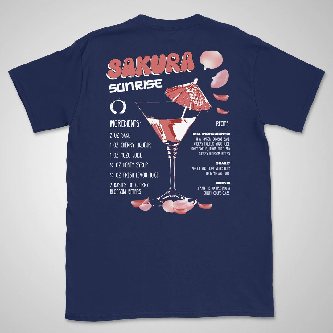 Sakura Sunrise | back print ❀ T-shirt