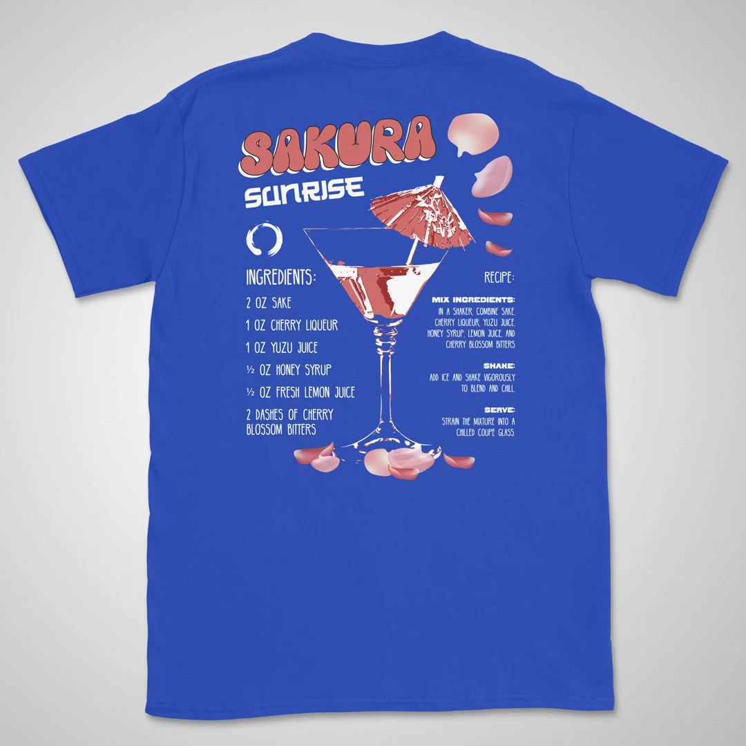Sakura Sunrise | back print ❀ T-shirt