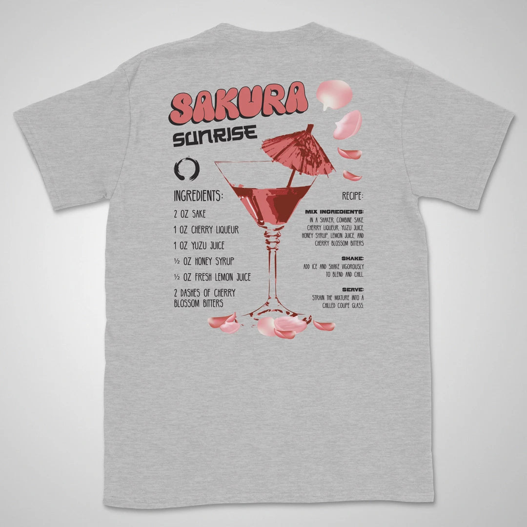 Sakura Sunrise | back print ❀ T-shirt