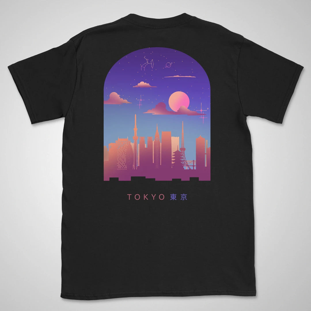 Tokyo Sky | back print ❀ T-shirt