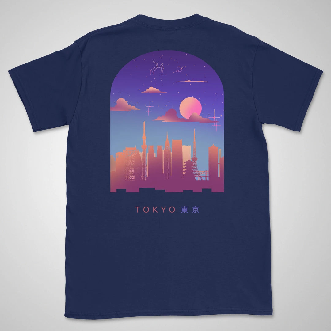Tokyo Sky | back print ❀ T-shirt