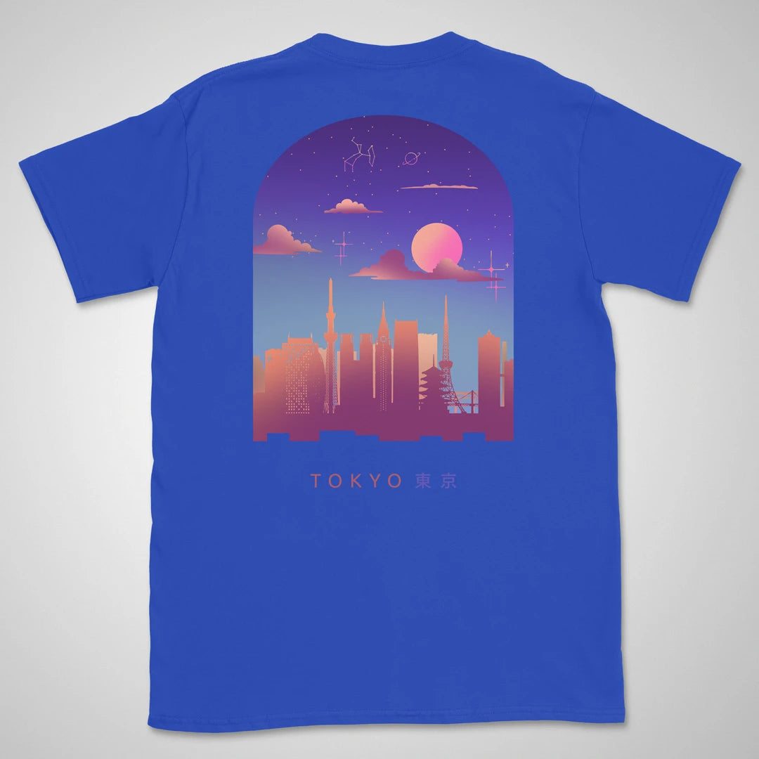 Tokyo Sky | back print ❀ T-shirt