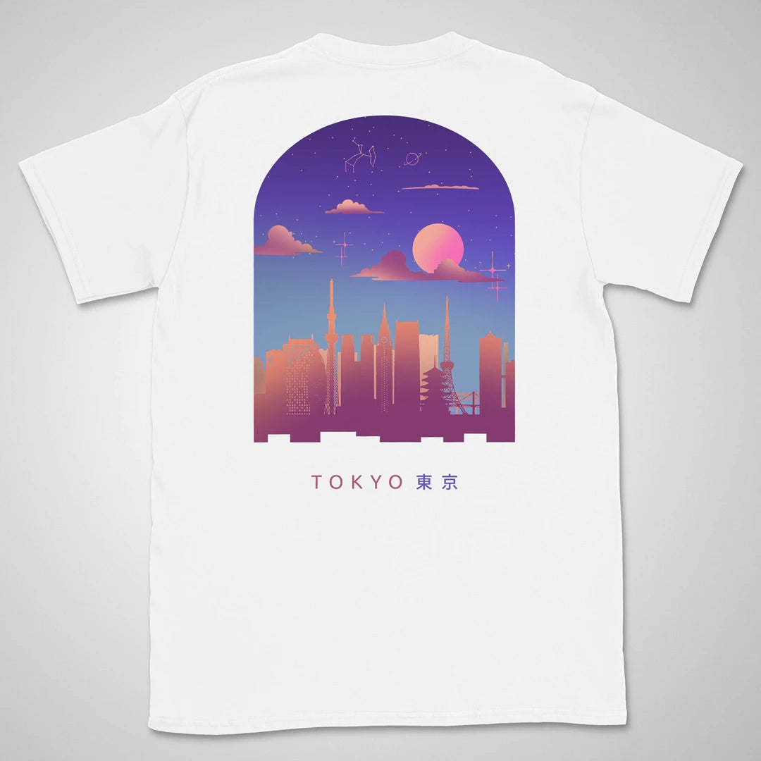 Tokyo Sky | back print ❀ T-shirt