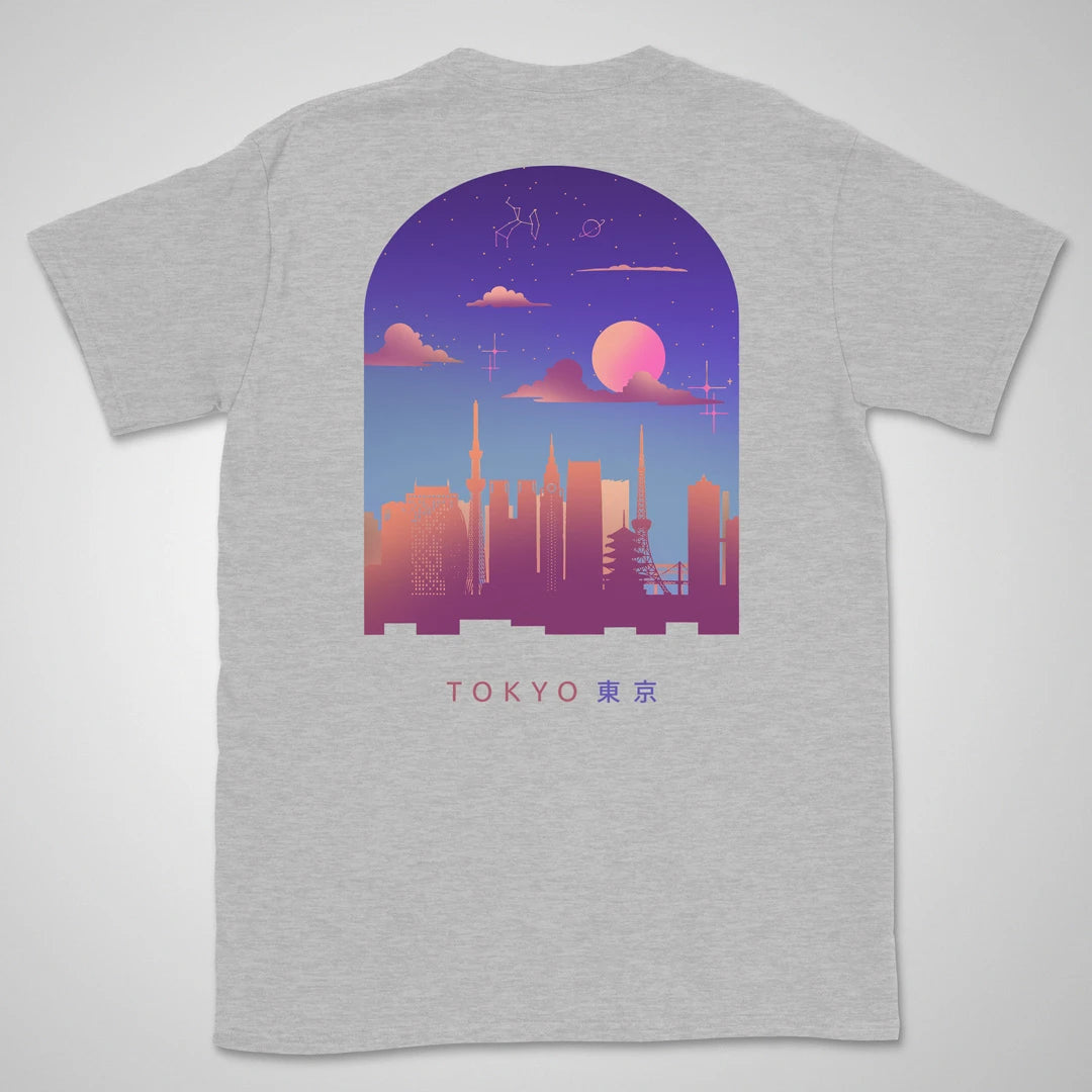 Tokyo Sky | back print ❀ T-shirt